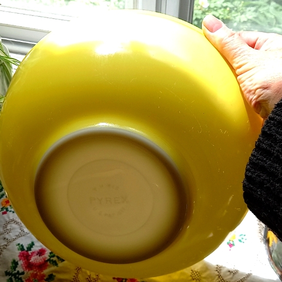 Pyrex Other - Vintage Yellow Pyrex large mixing bowl
